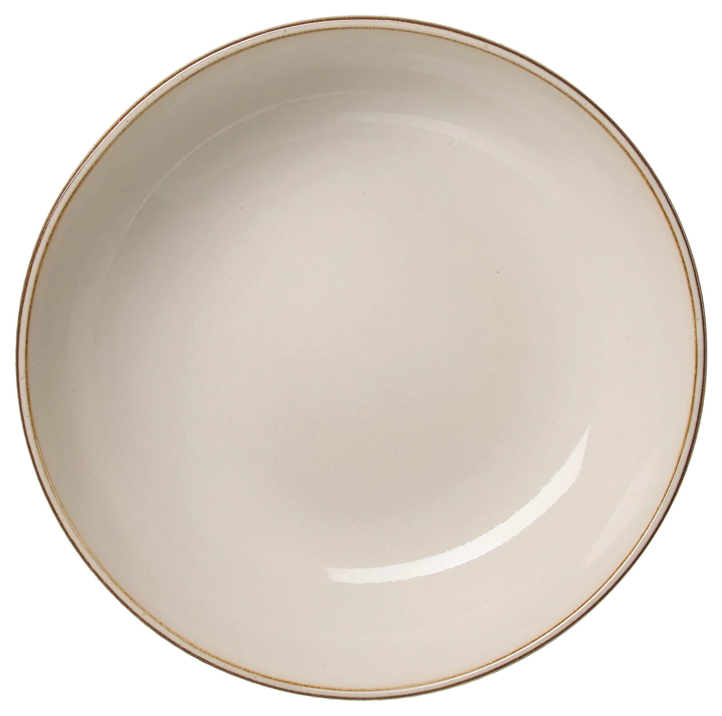 DJUP TALLRIK  - cremefärgad, keramik (20/20/4cm) - Ritzenhoff