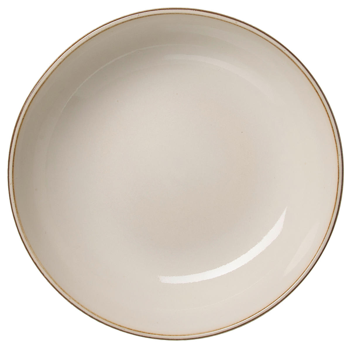 DJUP TALLRIK  - cremefärgad, keramik (20/20/4cm) - Ritzenhoff