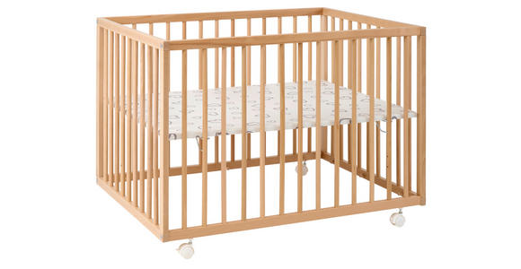 LAUFGITTER 100/75/68 cm - Naturfarben, Basics, Holz/Kunststoff (100/75/68cm) - My Baby Lou