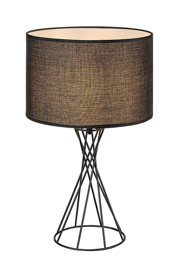 NAMIZNA SVETILKA  NIVRA  30/50 cm           - črna, Basics, kovina/tekstil (30/50cm)