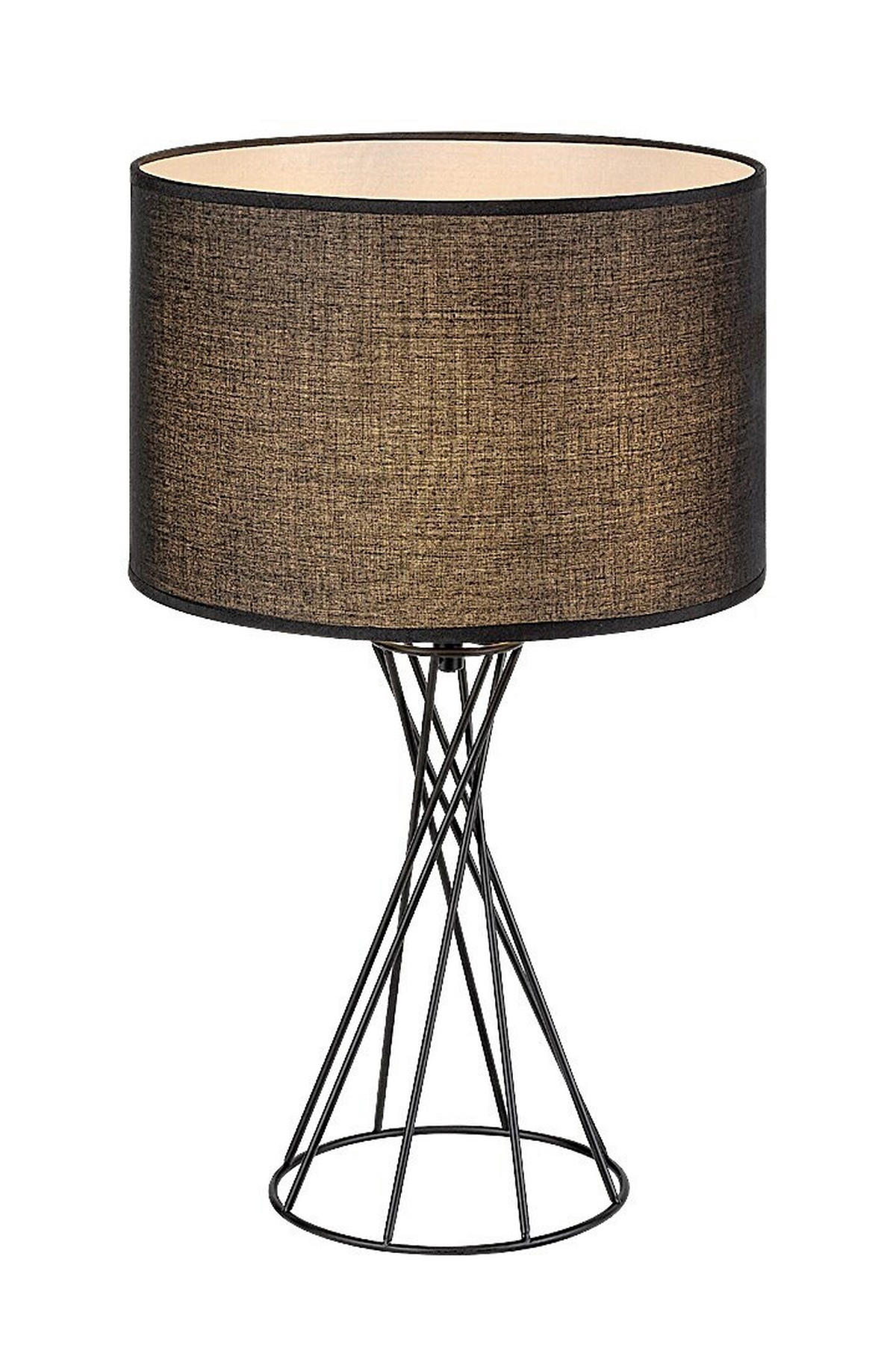 NAMIZNA SVETILKA  NIVRA  30/50 cm           - črna, Basics, kovina/tekstil (30/50cm)