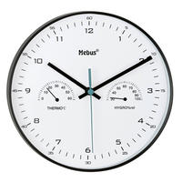 WANDUHR  Schwarz 30,0 cm  - Schwarz, Basics, Kunststoff (30,0cm)