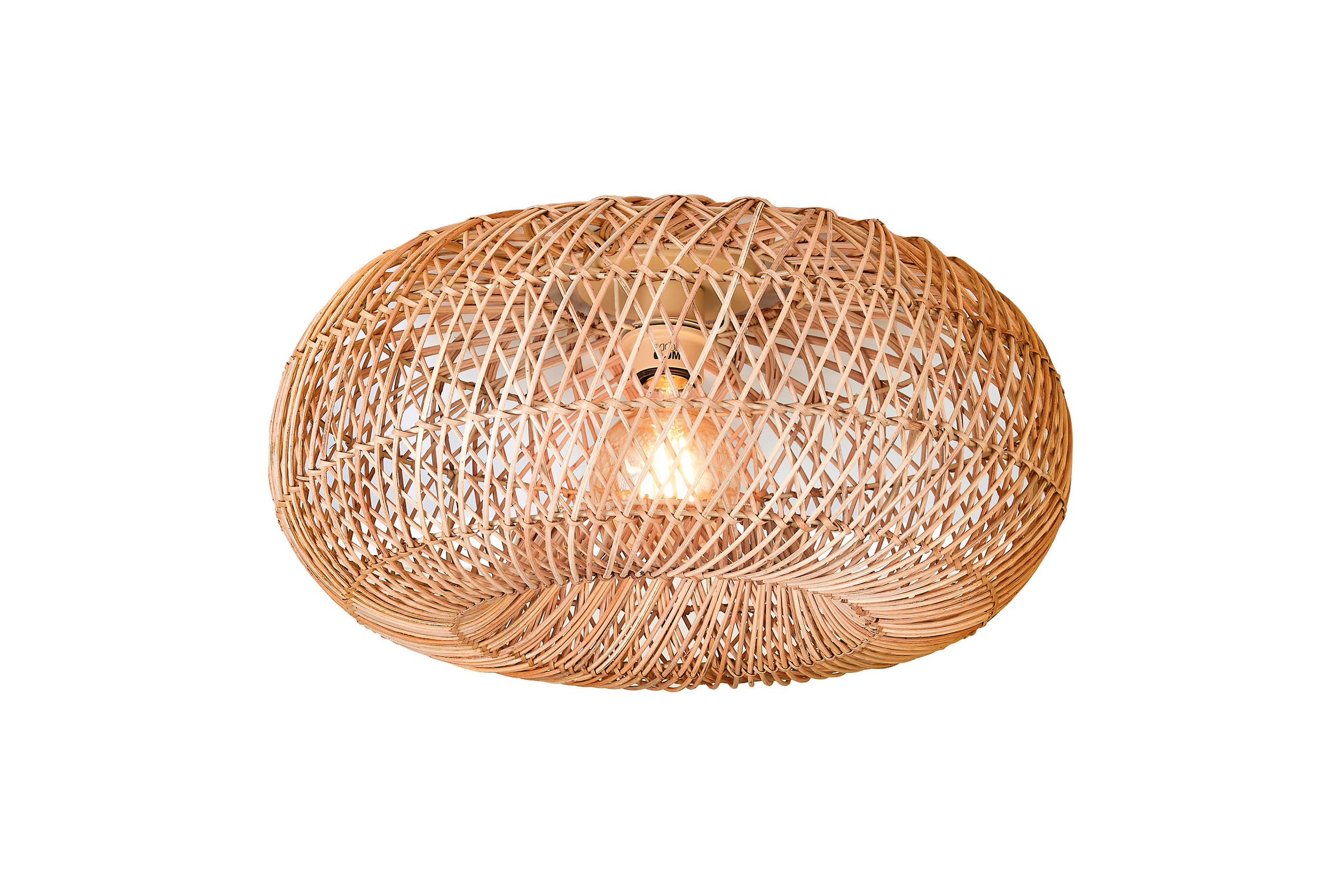 DECKENLEUCHTE 50/23 cm - Naturfarben, Basics, Naturmaterialien (50/23cm) - Good & Mojo