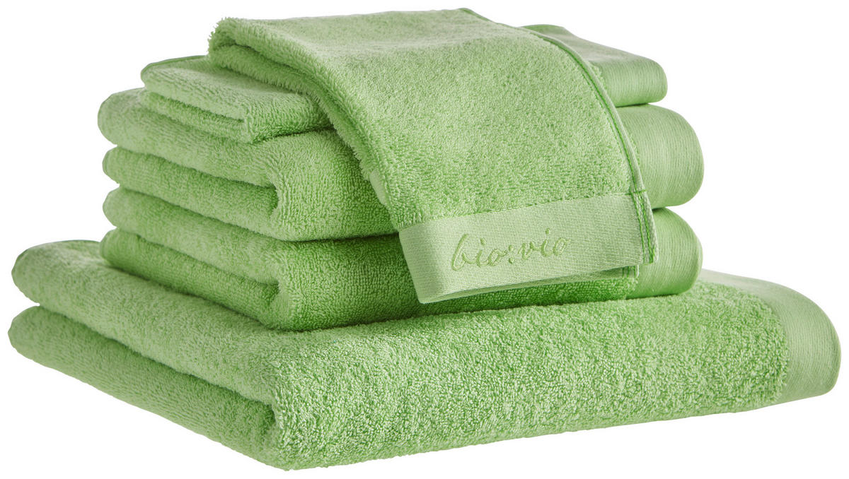 SADA RUČNÍKŮ A OSUŠEK, zelená - zelená, Basics, textil - Bio:Vio