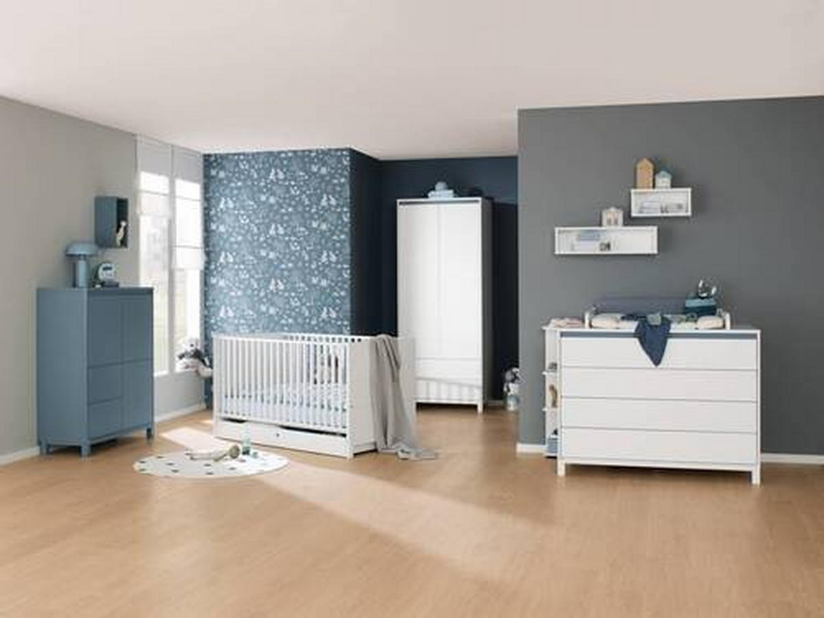 WANDREGAL Olli Wandbox Blau  - Blau, Basics, Holzwerkstoff (40,/18,5/18,7cm) - Paidi
