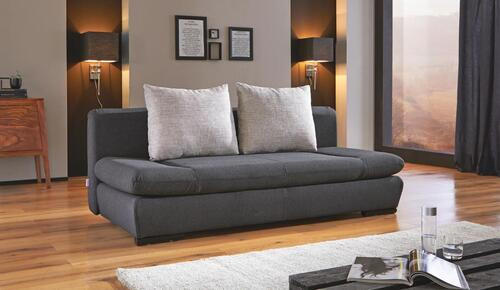 BÄDDSOFFA i lerfärgad, beige  - beige/lerfärgad, Klassisk, trä/textil (200/75/92cm) - MID.YOU