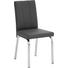 STUHL in Metall, Leder Grau, Edelstahlfarben - Edelstahlfarben/Grau, Design, Leder/Metall (42/48/58cm) STUHL in Metall, Leder Grau, Edelstahlfarben - Edelstahlfarben/Grau, Design, Leder/Metall (42/48/58cm)