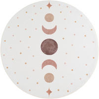 KINDERTEPPICH  Wohnzimmer 160/160 cm COCO Creme rund  - Creme, Trend, Kunststoff/Textil (160/160cm) - Ayyildiz 