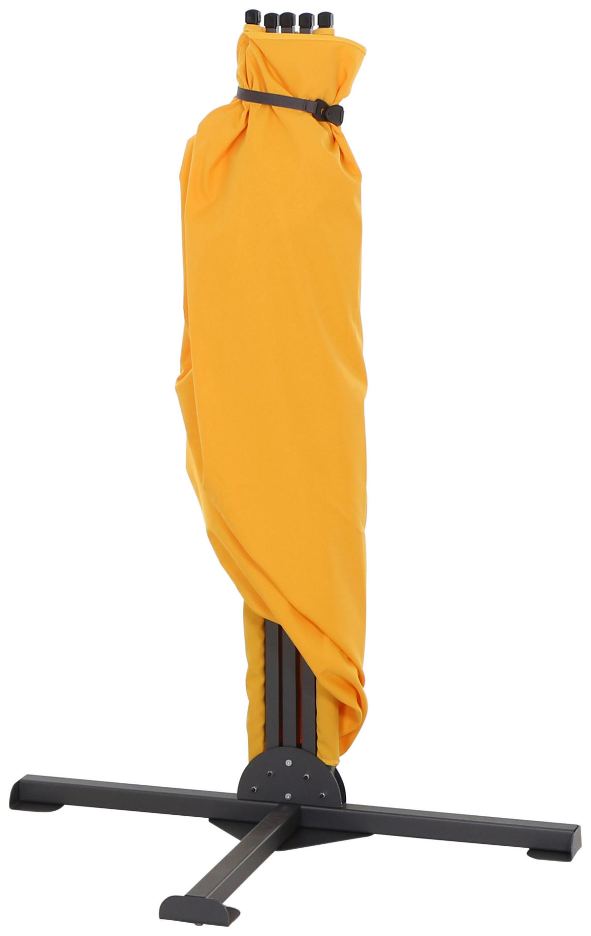 SICHTSCHUTZ - Anthrazit/Gelb, KONVENTIONELL, Textil/Metall (280/150cm) - Siena Garden