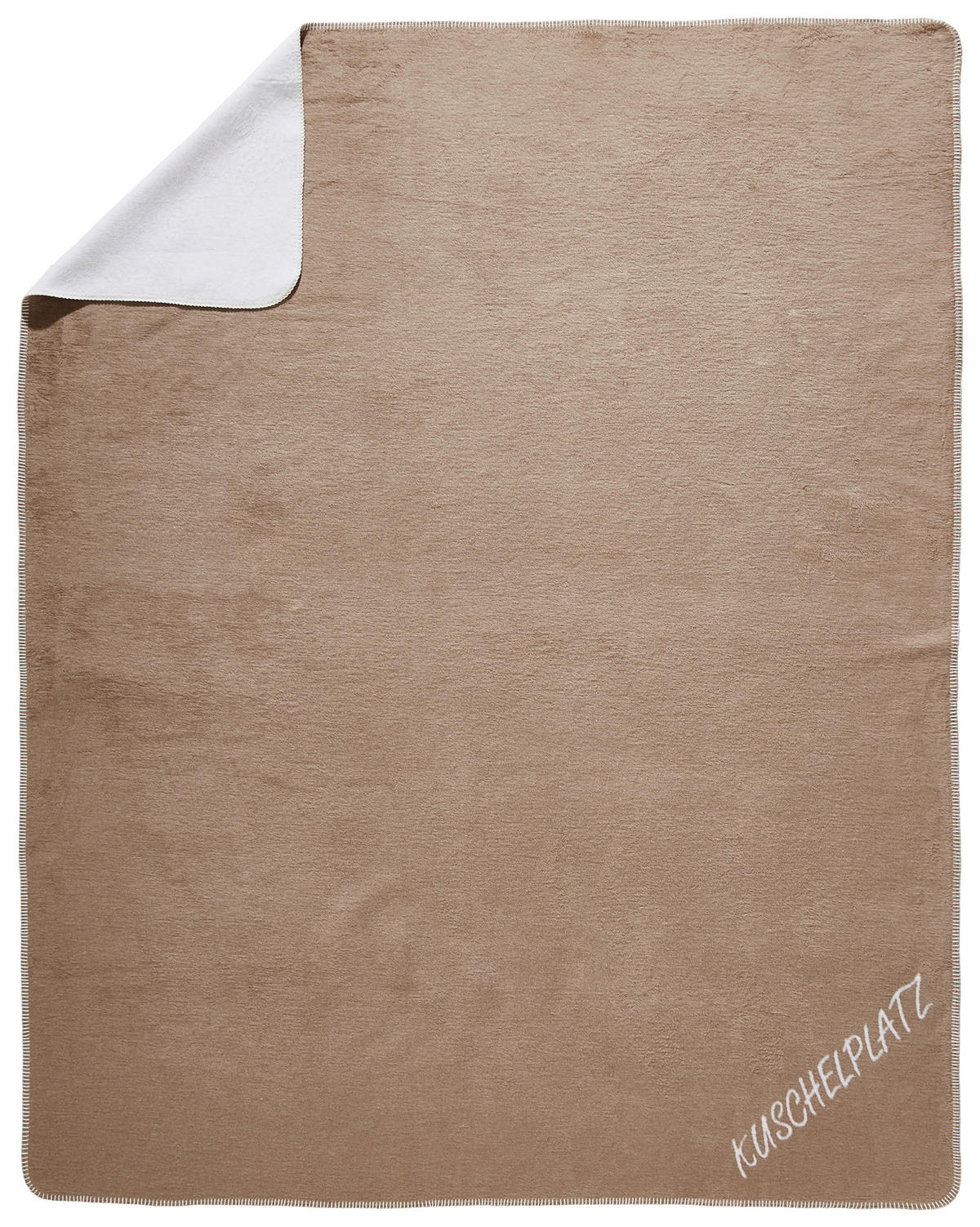 PLÉD 150/200 cm  - natúr színű/taupe, Design, textil (150/200cm) - Novel