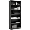 REGAL  80/199,2/28 cm Anthrazit  - Anthrazit, Konventionell, Holzwerkstoff (80/199,2/28cm) - Carryhome