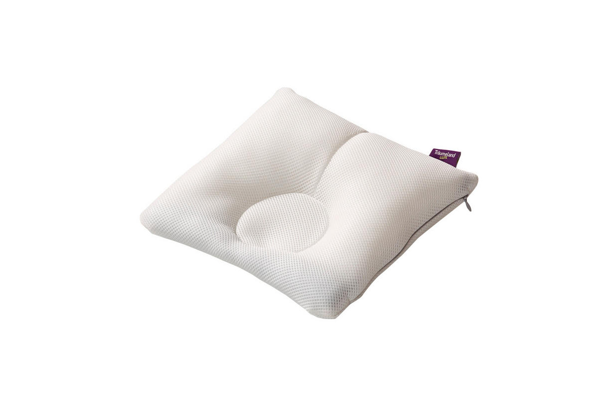 BABYKISSEN 28/26/7 cm  - Weiß, Basics, Textil (28/26/7cm) - Träumeland