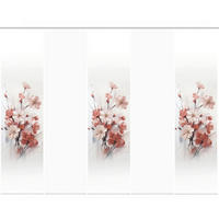 FLÄCHENVORHANG in Weiß, Altrosa blickdicht  - Altrosa/Weiß, Natur, Textil (60/245cm)