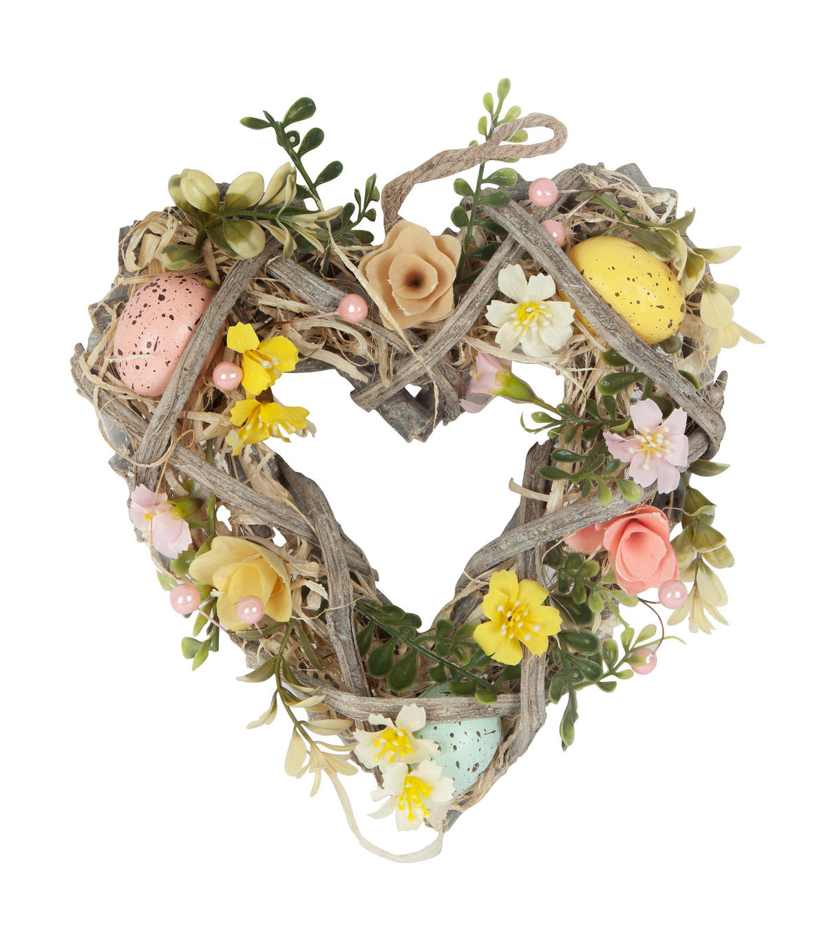 DEKOHERZ - Pink/Gelb, LIFESTYLE, Holz/Kunststoff (22/24cm)