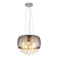 HÄNGELEUCHTE 35/120 cm    - Klar/Chromfarben, Basics, Glas/Metall (35/120cm) - Globo