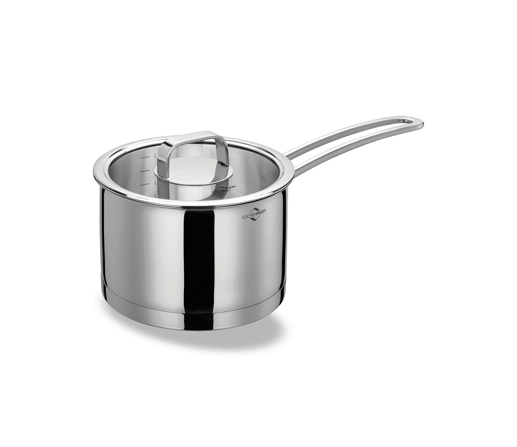 STIELKASSEROLLE SAN REMO 2 L  - Edelstahlfarben, Basics, Metall (16/10/16cm) - KÜCHENPROFI