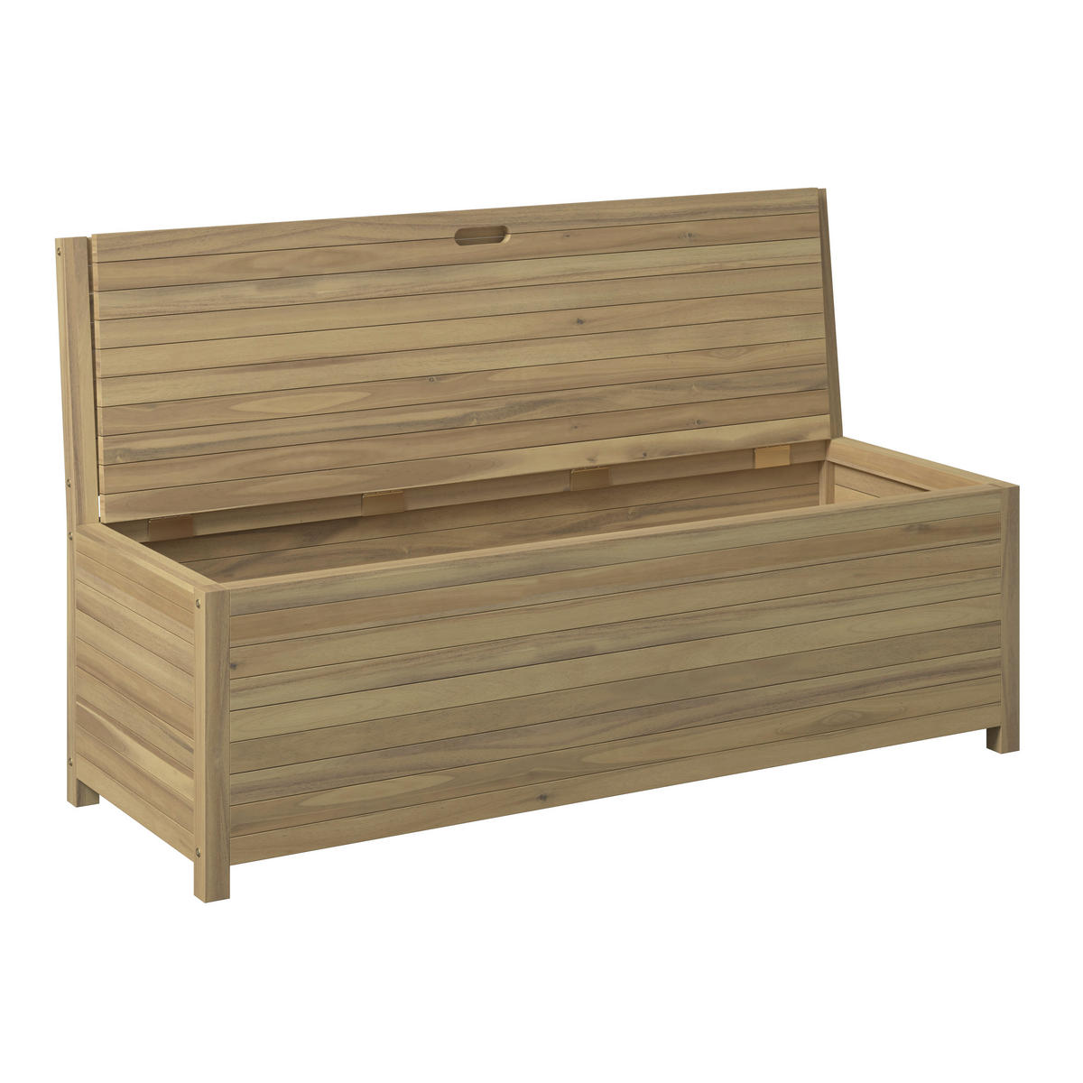 GARTENBANK 150/90/58 cm  in Akaziefarben  - Akaziefarben, ROMANTIK / LANDHAUS, Holz (150/90/58cm) - Ambia Garden