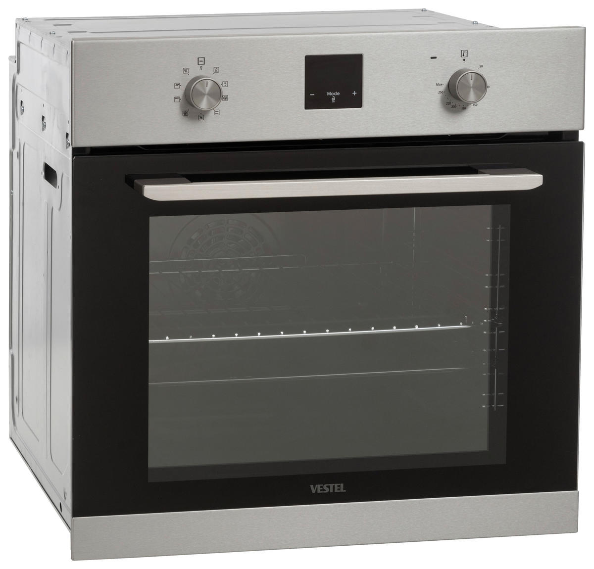 EINBAUBACKOFEN VEB9  - Schwarz, Basics, Glas/Kunststoff (59,5/59,5/57,5cm) - Vestel