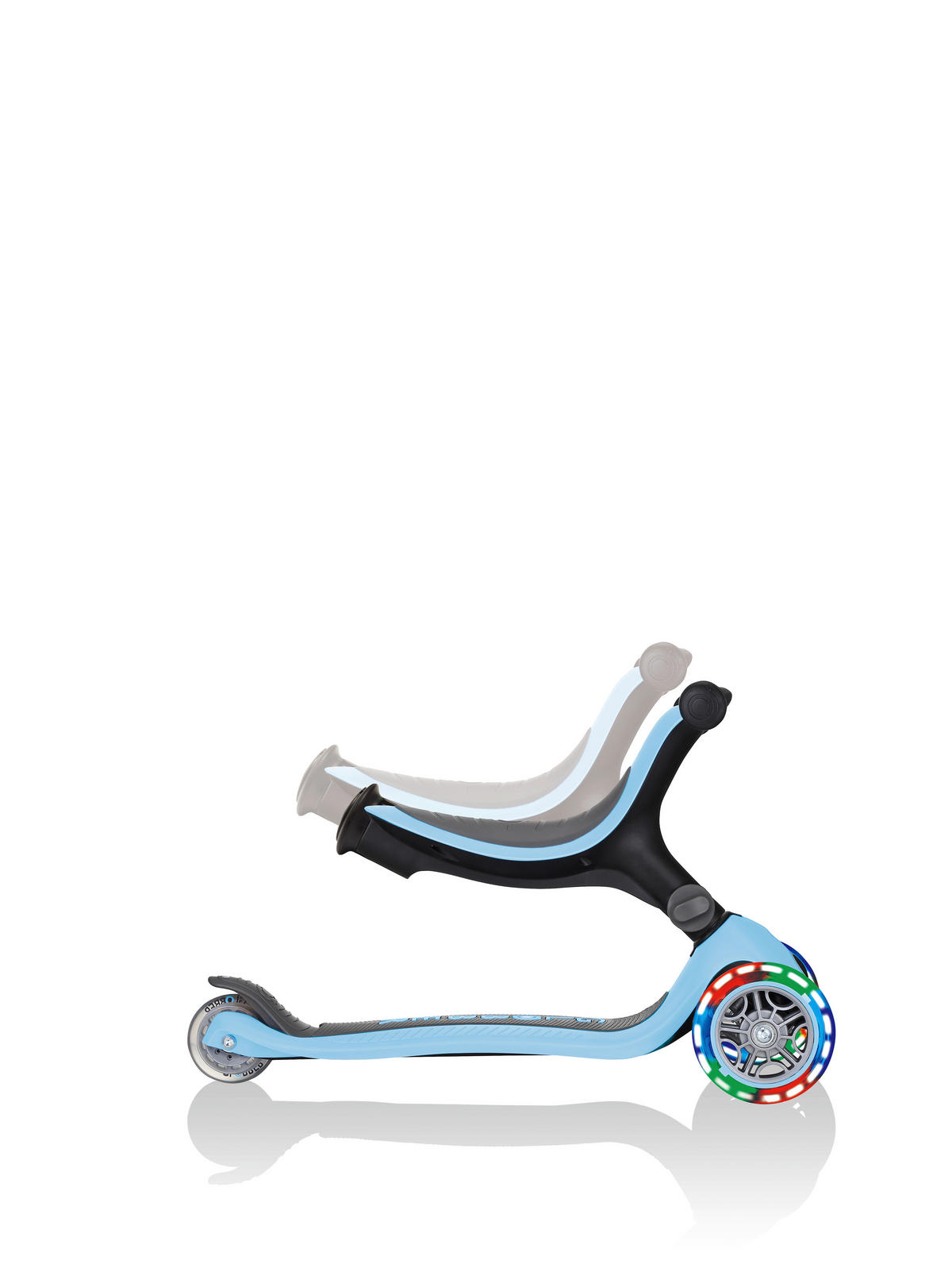 LAUFRAD GO-UP FOLDABLE LIGHT 3IN1  - Blau, LIFESTYLE, Kunststoff/Metall (57/28/93cm) - GLOBBER