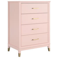 KOMMODE  in 76/106/50 cm  - Bronzefarben/Rosa, Design, Holz/Holzwerkstoff (76/106/50cm) - MID.YOU