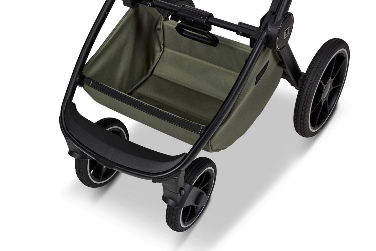 KOMBINIRANA DJEČJA KOLICA  Resea+  - maslinasto zelena/crna, Basics, tekstil (98.5/58/122cm) - Moon
