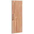 TÜR   - Silberfarben/Kernbuche, Natur, Holz/Metall (39,2/100,6cm) - Linea Natura
