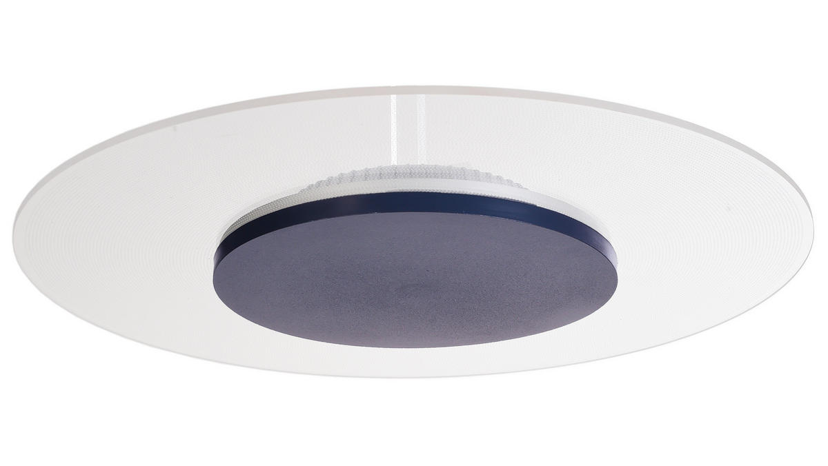 LED-DECKENLEUCHTE    42/42/4,5 cm  - Blau, Konventionell, Kunststoff/Metall (42/42/4,5cm)