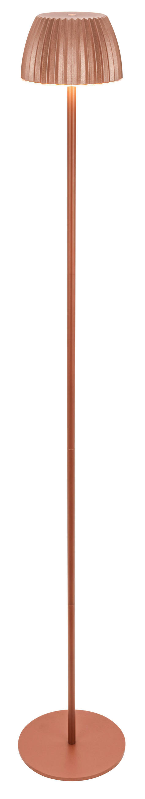 AKKU-STEHLEUCHTE 19/123,50 cm    - Kupferfarben, Basics, Kunststoff/Metall (19/123,50cm)