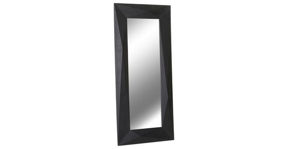 WANDSPIEGEL 90/190/4 cm in rechteckig - Schwarz, LIFESTYLE, Glas/Holzwerkstoff (90/190/4cm) - Landscape