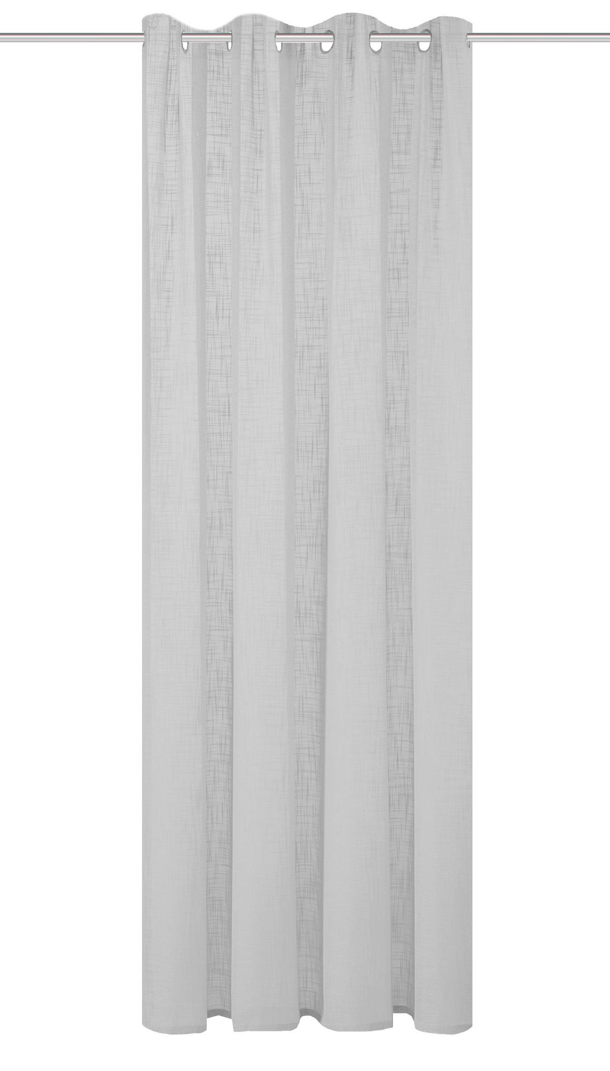 ÖSENSCHAL halbtransparent 140/160 cm   - Grau, Basics, Textil (140/160cm)