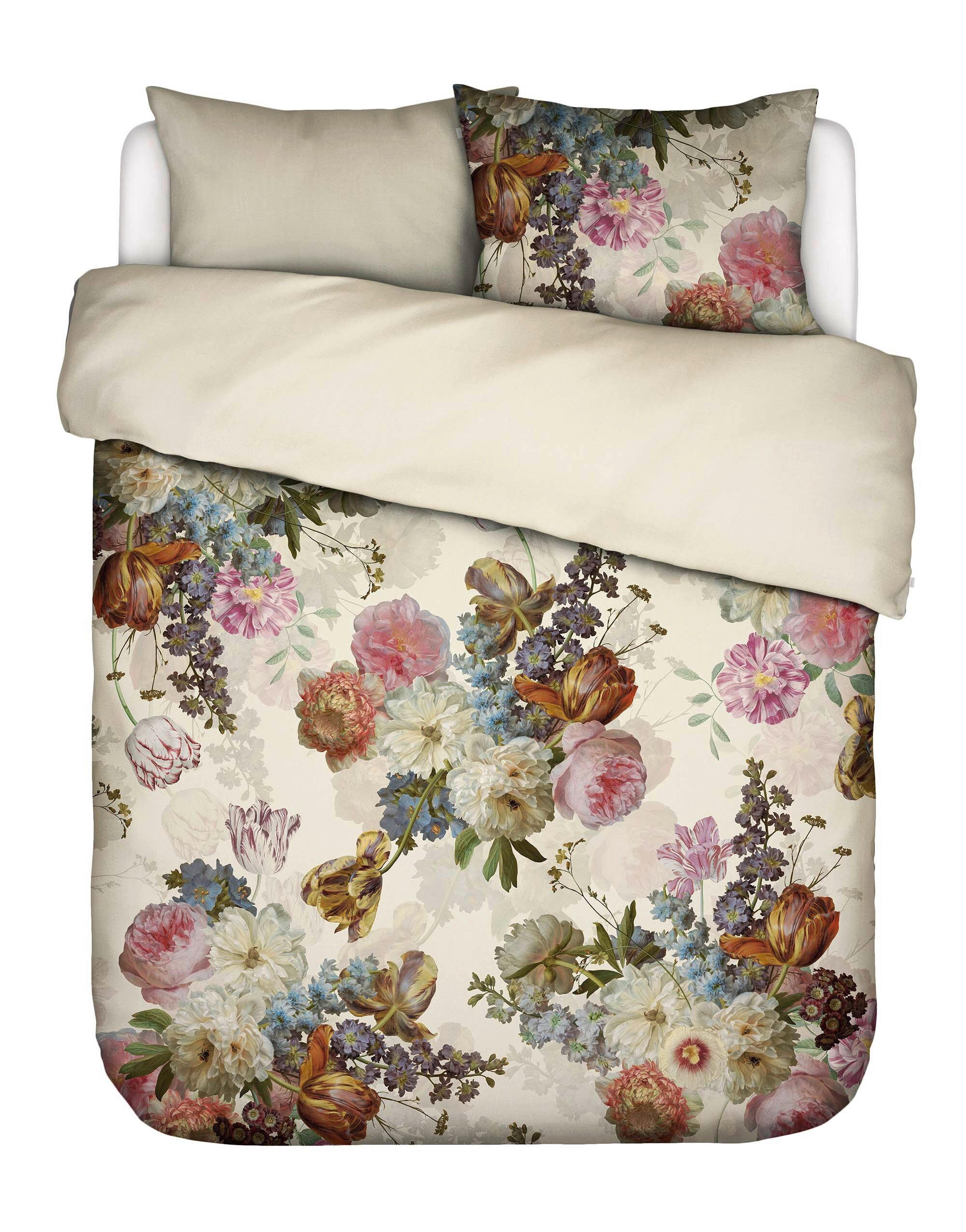 BETTWÄSCHE Rosabelle Satin 200/200 cm  - Creme, KONVENTIONELL, Textil (200/200cm) - Essenza