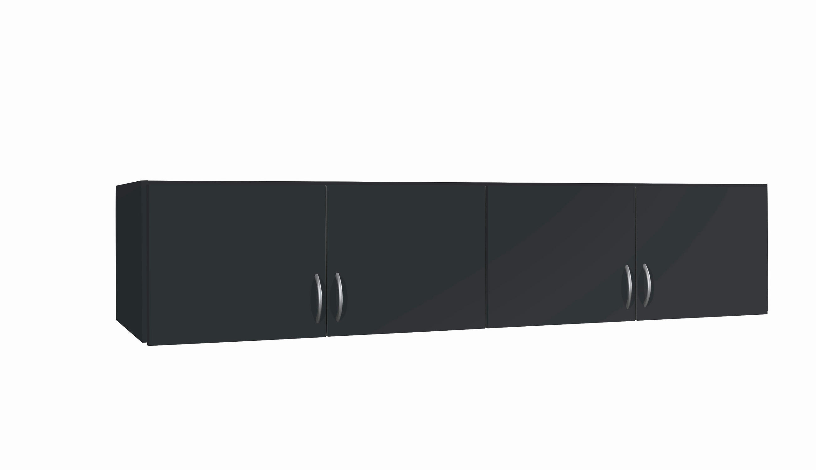 AUFSATZSCHRANK 181/39/54 cm   - Silberfarben/Grau, Design, Holzwerkstoff/Kunststoff (181/39/54cm) - Boxxx