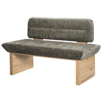 SITZBANK 160/87/67 cm Webstoff Beige  - Eichefarben/Beige, KONVENTIONELL, Textil (160/87/67cm) - James Wood