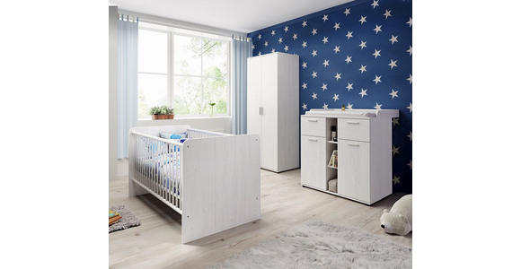 BABYZIMMER Chico  - Weiß, Basics, Holzwerkstoff - My Baby Lou