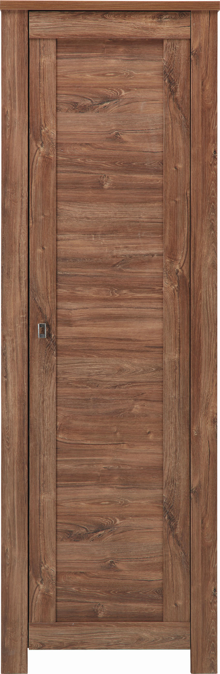 GARDEROBENSCHRANK  in 65/200/40 cm  - Akaziefarben/Nickelfarben, LIFESTYLE, Holzwerkstoff/Metall (65/200/40cm) - Landscape