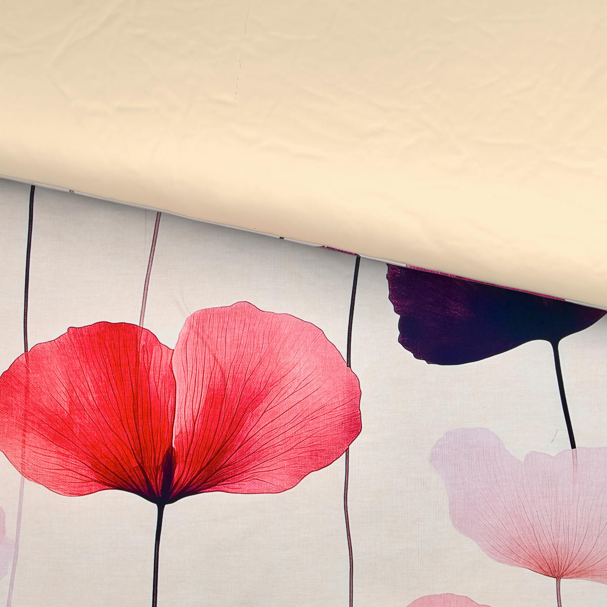 BETTWÄSCHE Satin 140/200 cm  - Rosa, Basics, Textil (140/200cm) - Essenza