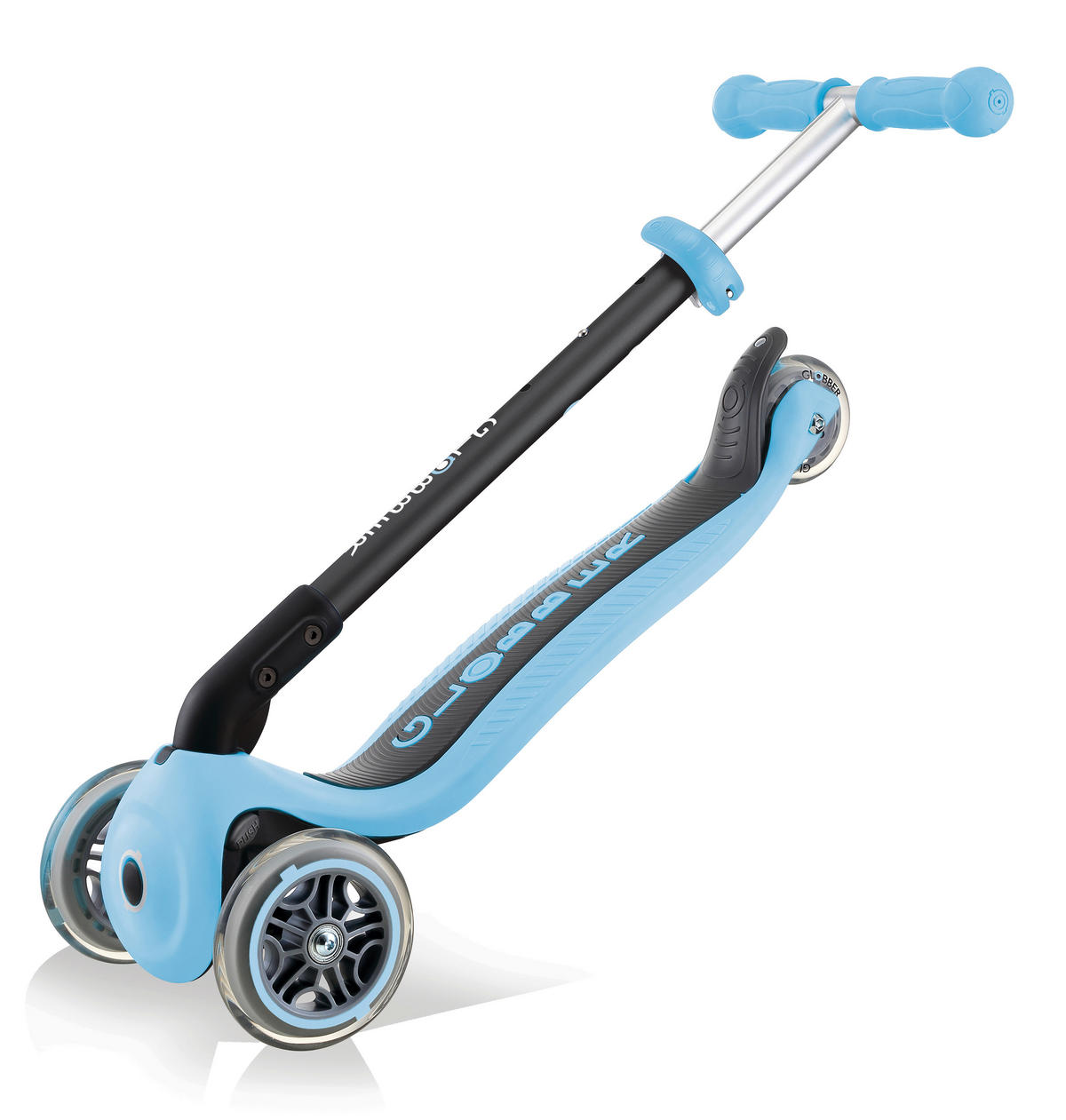 LAUFRAD GO-UP FOLDABLE LIGHT 3IN1  - Blau, LIFESTYLE, Kunststoff/Metall (57/28/93cm) - GLOBBER