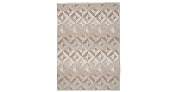 FLACHWEBETEPPICH 160/230 cm Olivia Grau, Beige  - Beige/Grau, LIFESTYLE, Textil (160/230cm) - Novel