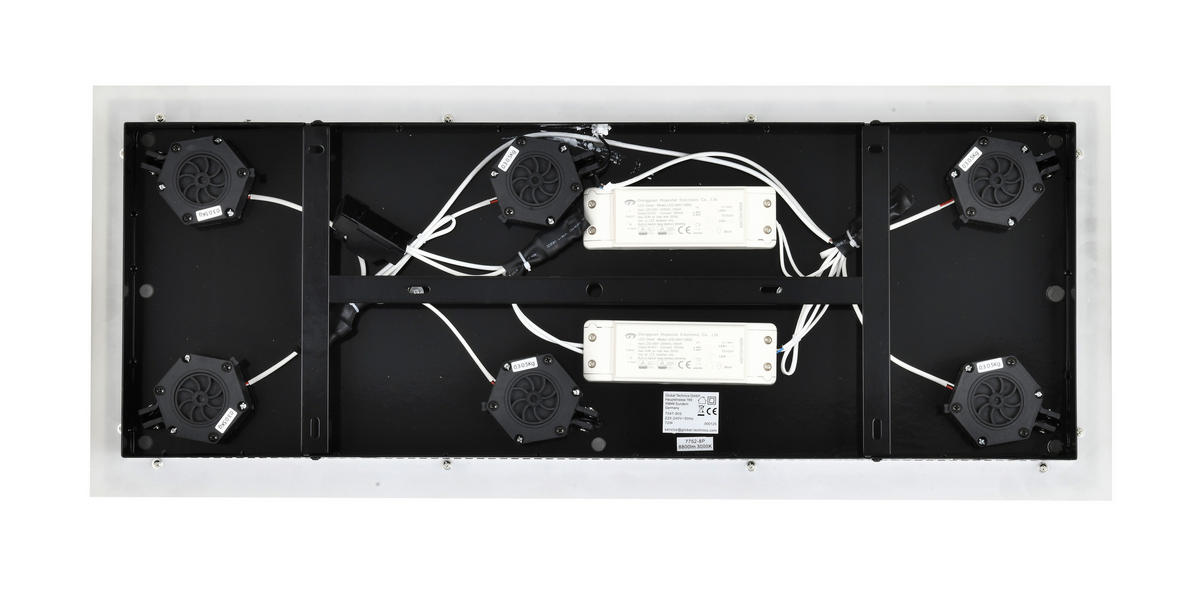 LED-HÄNGELEUCHTE Biarritz 75/150/30 cm  - Schwarzchrom, Design, Kunststoff/Metall (75/150/30cm)