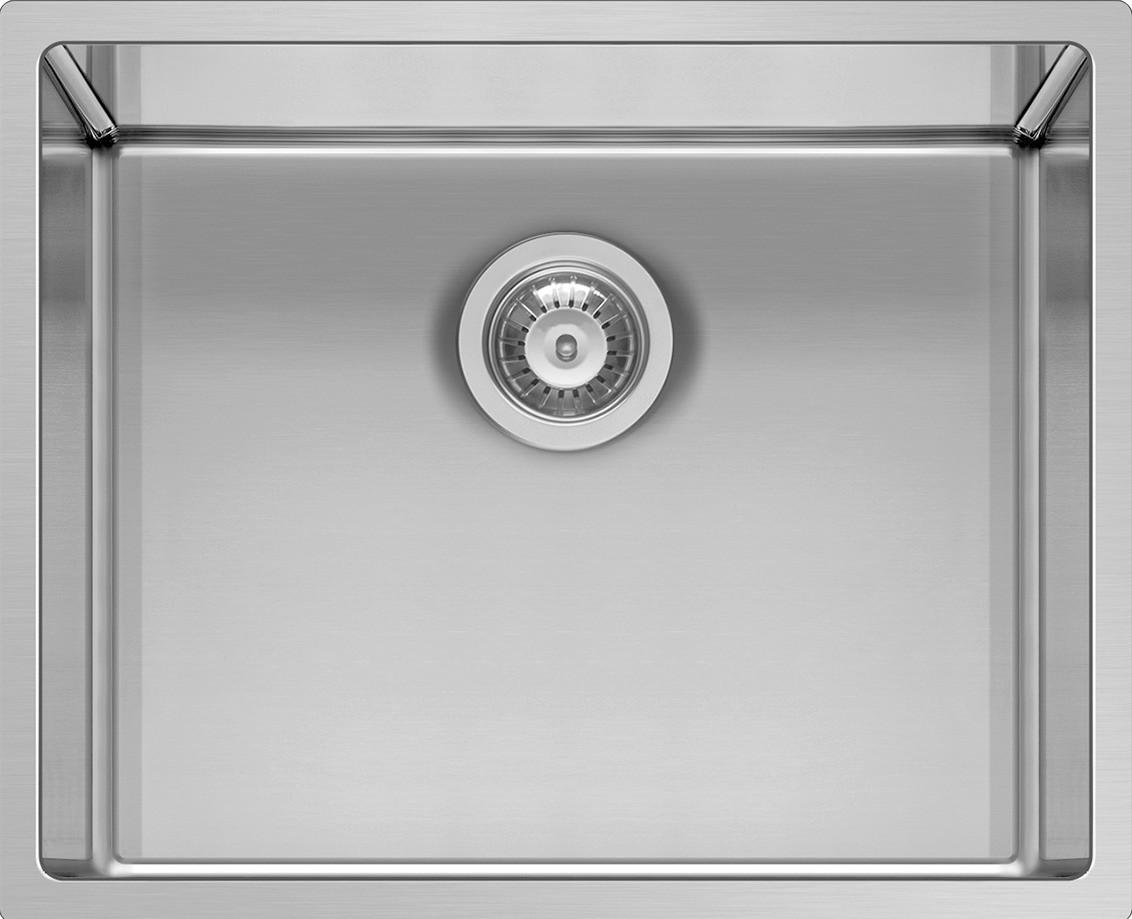 SPÜLE KUMU 50U  - Edelstahlfarben, Basics, Metall (54/44/20cm) - HKT