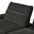 ECKSOFA  in Teddystoff Anthrazit  170-195/280 cm  - Anthrazit/Schwarz, Design, Textil/Metall (170-195/280cm) - Dieter Knoll