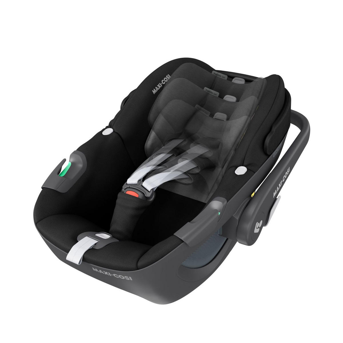 BABYSCHALE Pebble 360  - Basics, Kunststoff/Metall (36/47/73cm) - Maxi-Cosi