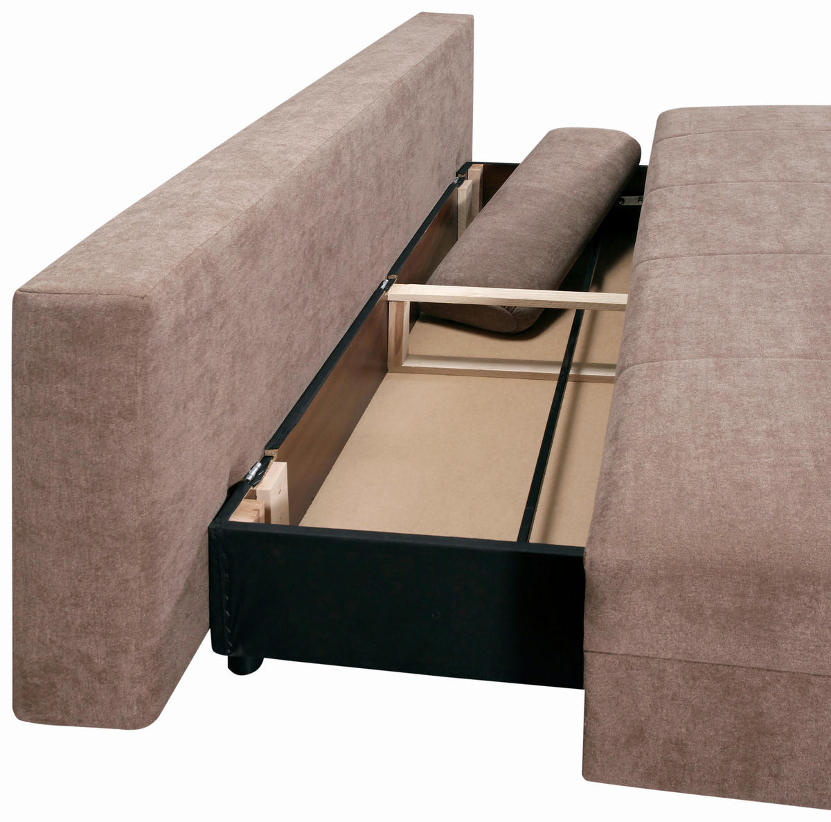 3-SED,  barve kapučina les  - barve kapučina, Design, les (190/77/90cm) - Boxxx