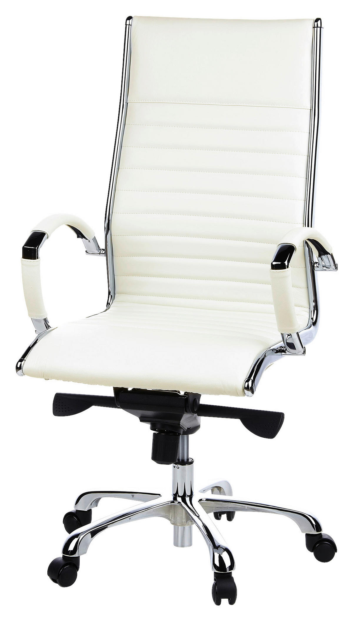 DREHSTUHL Lederlook Creme  - Creme, MODERN, Leder/Kunststoff (60/125/50cm) - MID.YOU