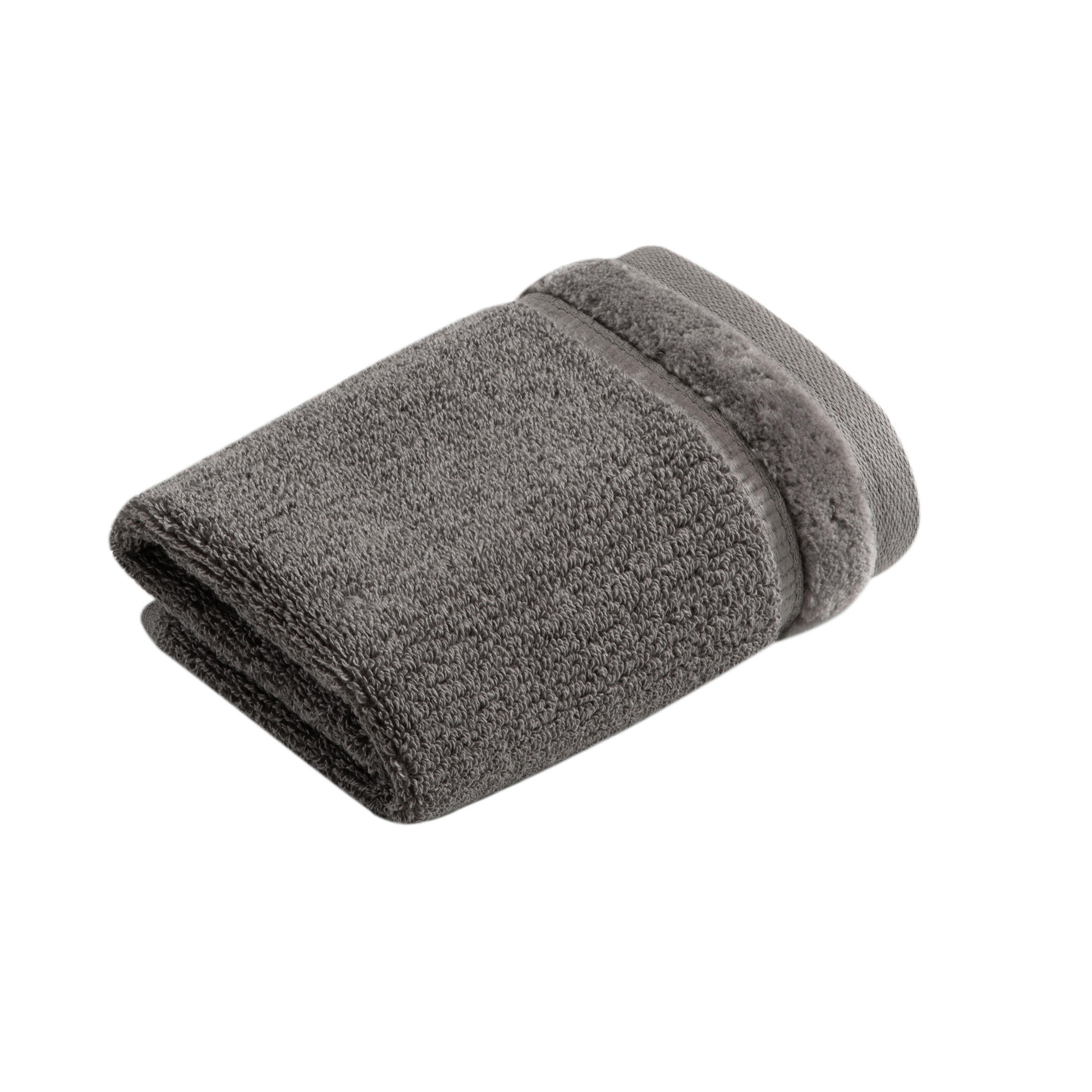 Vossen Seiftuch Pure Dunkelgrau 30x30 cm