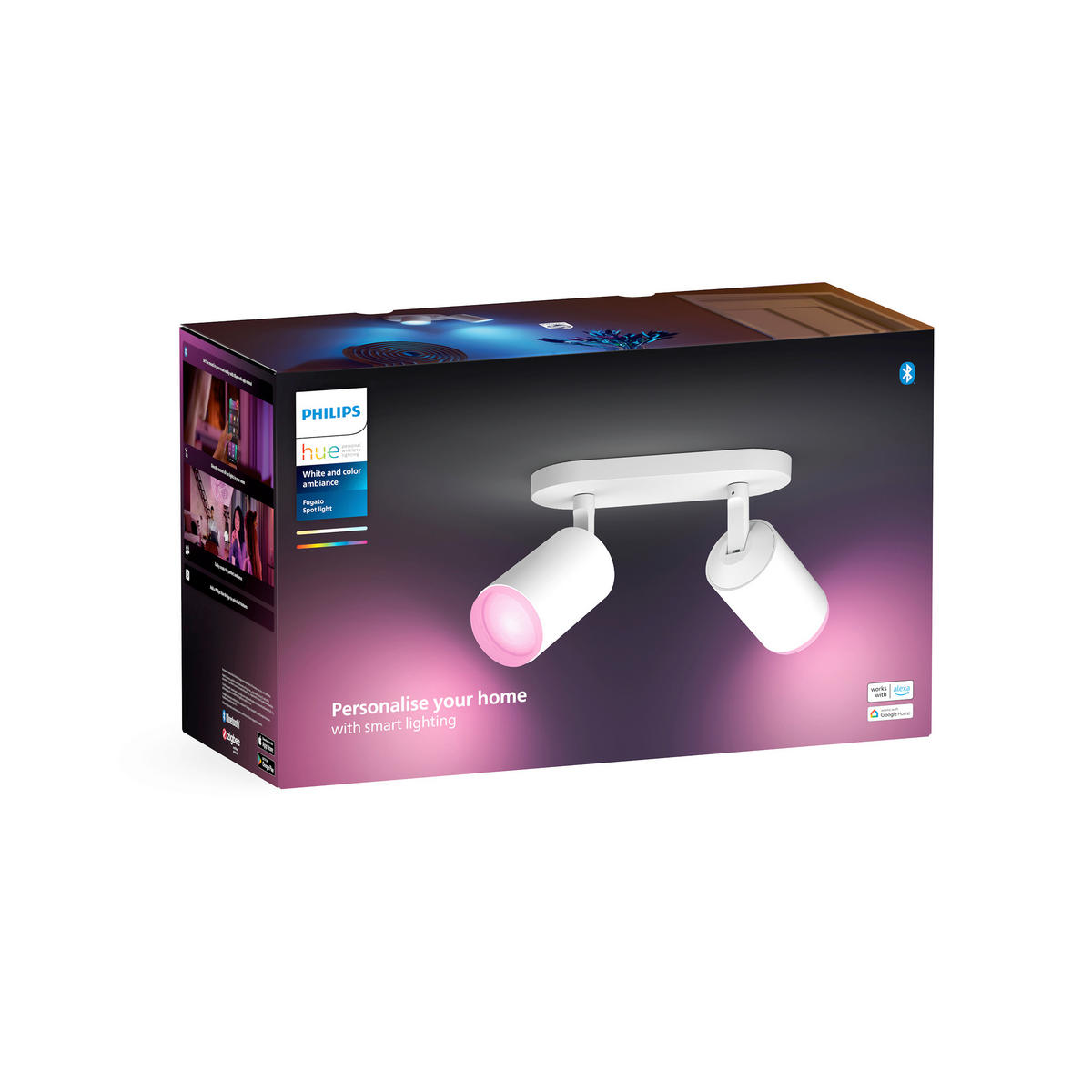 TÊTE DE SPOT LED - blanc, Konventionell, métal (19,5/8/15,3cm) - Philips HUE