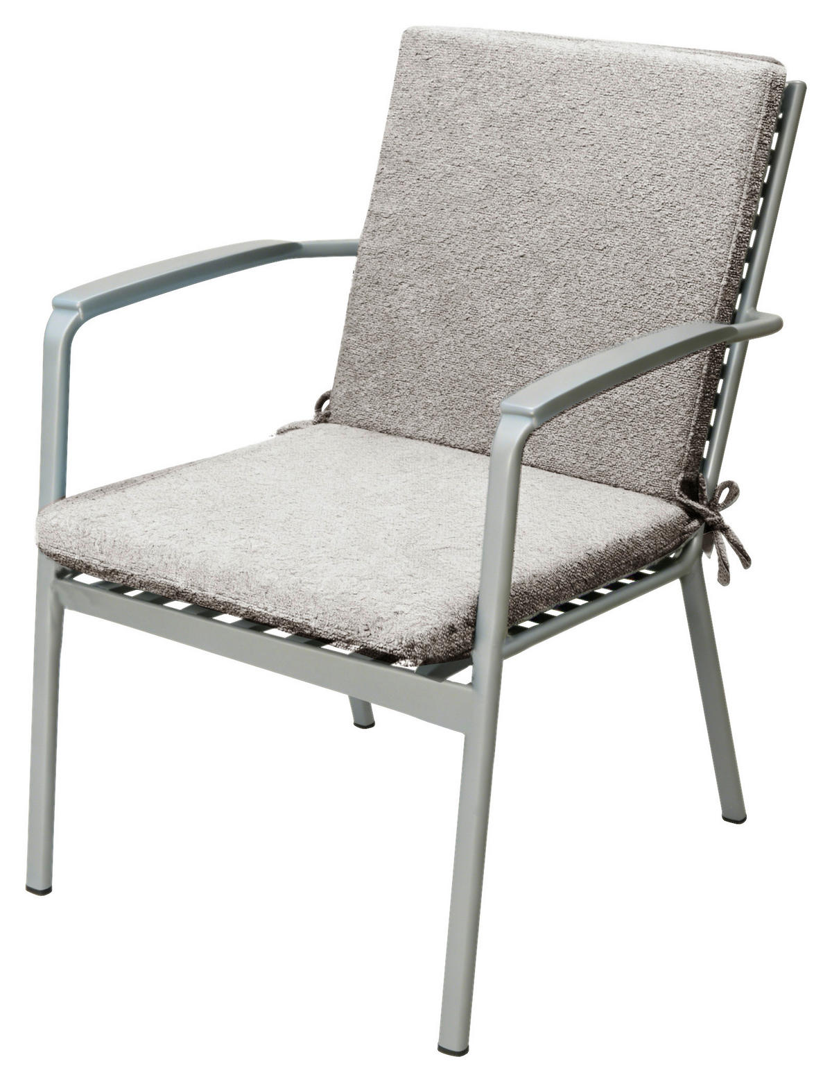 GARTENSITZKISSEN Taupe Uni  - Taupe, Konventionell, Textil (50/52/48cm) - Dieter Knoll