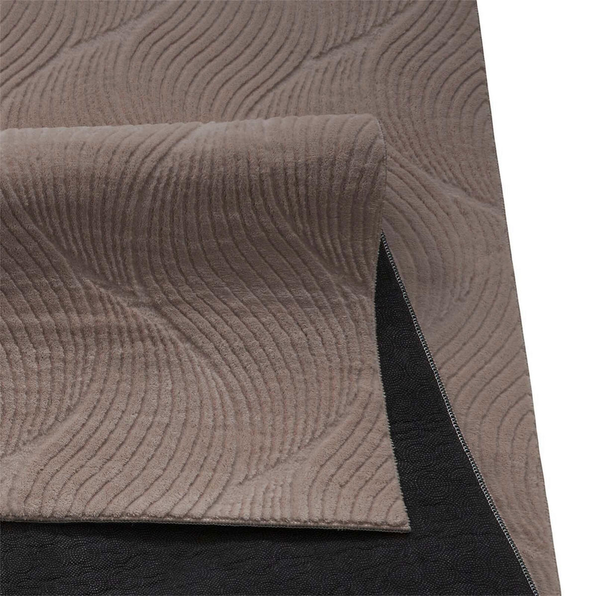 WEBTEPPICH  Wohnzimmer 120/170 cm Homestyle Taupe rechteckig  - Taupe, Design, Textil (120/170cm) - Novel
