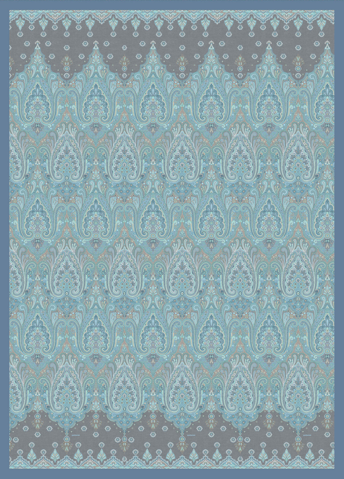 ODEJA 180/250 cm pastelno modra  - pastelno modra, Konvencionalno, tekstil (180/250cm) - Bassetti