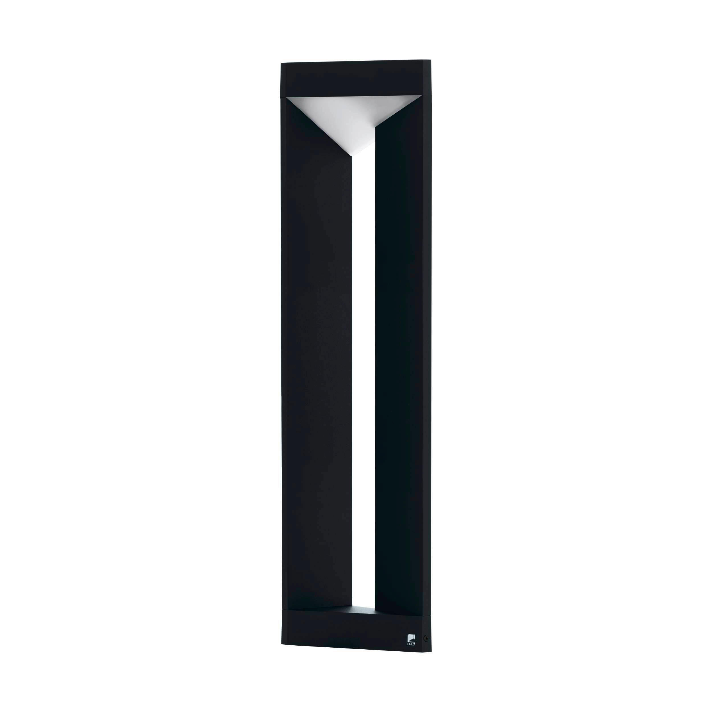 AUßENSTEHLEUCHTE Nembro 20/11/80 cm   - Schwarz/Weiß, Design, Kunststoff/Metall (20/11/80cm) - Eglo